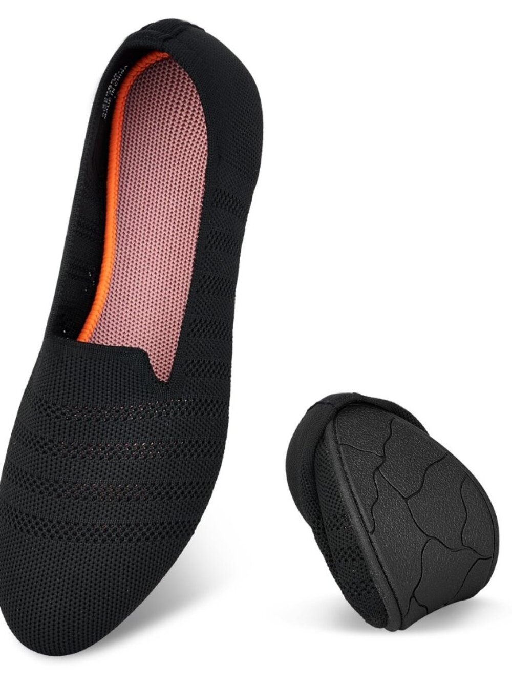 Women's Ballet Flats, Slip On Walking Shoes for Women